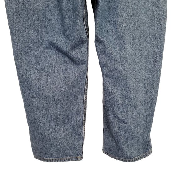 Levi's Mens Size 46 x 25.5 Jeans 550 Relaxed Fit Tapered Denim Blue Five Pocket - Picture 6 of 10